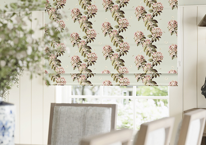 Upton, Aprils Bloom Bud Green - Roman Blind - Image 5